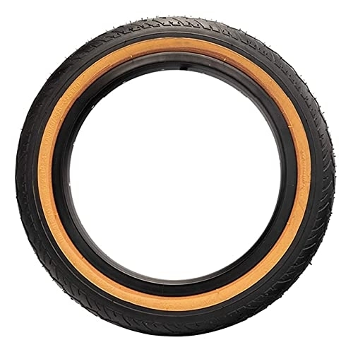 Neumáticos de bicicleta de montaña : LXRZLS Neumático de Bicicleta 14x2.0 50-254 274 g / PC 35-5 5PSI 60PTI Neumático de la Bicicleta de la Bicicleta de la montaña Neumático de la Bicicleta Plegable (Color: Borde Amarillo)
