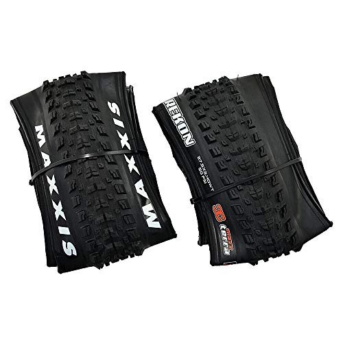 Neumáticos de bicicleta de montaña : Maxxis REKON M349RU MTB Folding Tire TR Exo 3C MaxxTerra 27.5x2.4 Tire, Black, 2 Tire, MX2129