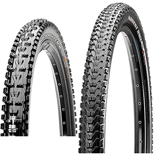 Neumáticos de bicicleta de montaña : Maxxis Tb96769000 Cubiertas De Bicicleta, Unisex, Gris + Ardent Race Etb96742300, Neumático De Bicicleta, Negro