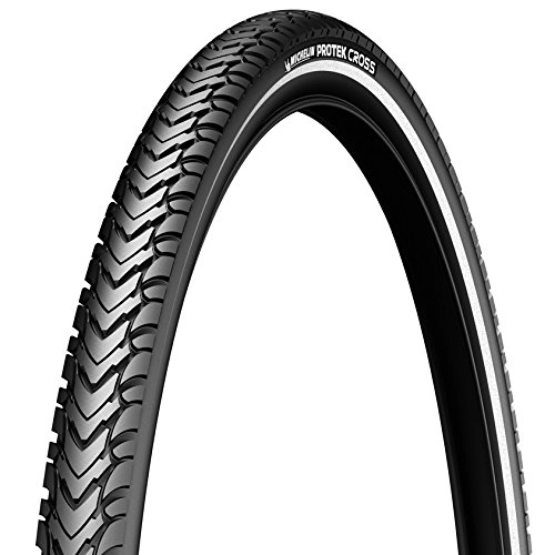 Neumáticos de bicicleta de montaña : MICHELIN Protek Cross Neumático de Bicicleta de montaña, Unisex Adulto, Negro, 700 x 47C