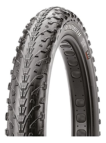 Neumáticos de bicicleta de montaña : MSC Bikes Mammoth KV-Fat Bike Neumático, Unisex, Negro, 26"