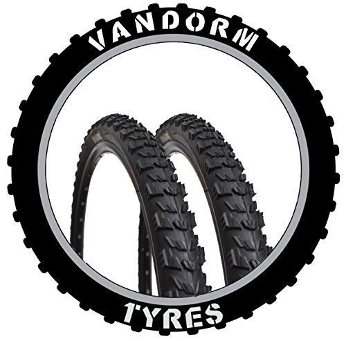 Neumáticos de bicicleta de montaña : Neumático Vandorm PAIR 26 "Off Road Bike Tire 26" x 1.95 "Neumáticos de MTB Fury XC