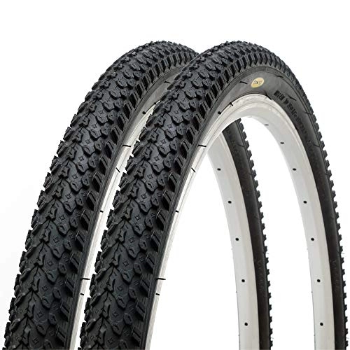 Neumáticos de bicicleta de montaña : Par de Fincci por Carretera de Montaña Bicicleta Híbrida Neumático Cubiertas 26 x 2, 125