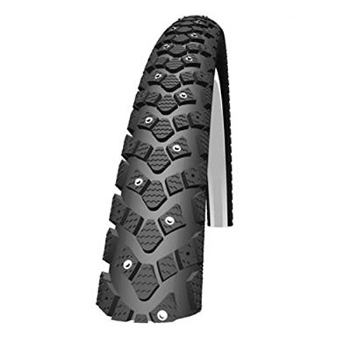 Neumáticos de bicicleta de montaña : Schwalbe 11100599.01 Neumáticos de Invierno, Unisex Adulto, Negro, 26 x 1, 75