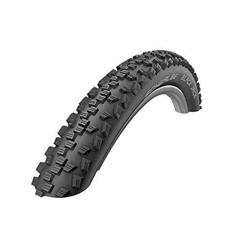 Neumáticos de bicicleta de montaña : Schwalbe Black Jack Hs407 Neumáticos, Unisex Adulto, Negro, 26x2.00 Zoll