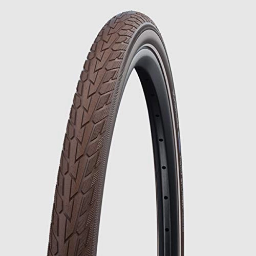 Neumáticos de bicicleta de montaña : Schwalbe Fahrrad Reifen Road Cruiser HS377 SBC / / Alle Größen + Farben, Dimension:47-559 (26×1, 75´´), Ausführung:Braun Reflex. Drahtreifen