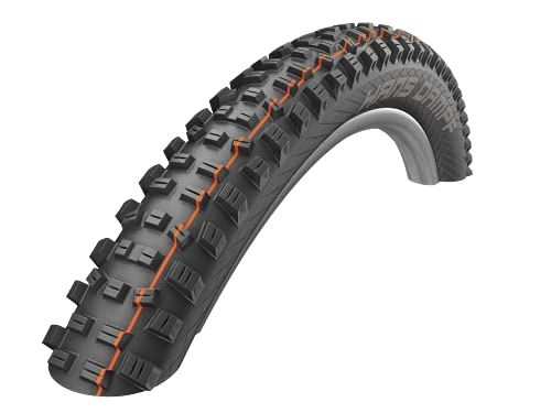 Neumáticos de bicicleta de montaña : Schwalbe Hans Dampf Plegable Tubeless Ready Addix Soft Super Gravity 67TPI 1065g Neumático, negro, 275 "x 20 / 35