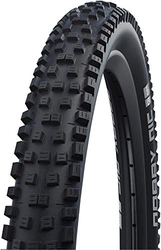 Neumáticos de bicicleta de montaña : Schwalbe Nobby Nic ADDIX Perform RIGIDO, Unisex-Adult, Nero, 26x2.25