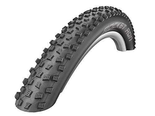 Neumáticos de bicicleta de montaña : Schwalbe Rocket Ron Cubiertas plegables para bicicleta, Deportes y Aire Libre, Negro, 26x2.10