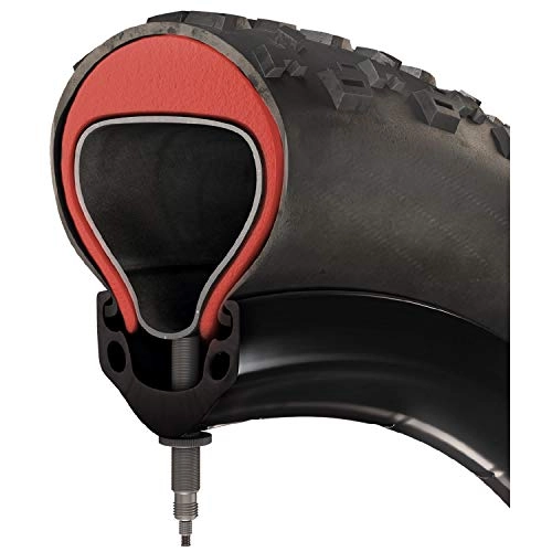 Neumáticos de bicicleta de montaña : Tannus Protector Armour 40 C | 35 / 40-622 semimousse antipinchazos, protección Total para neumáticos, Alto Agarre, fácil Montaje, Reutilizable, Unisex, Rojo, 700 x 35-40C