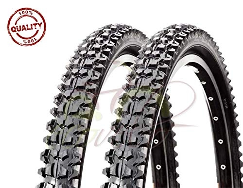 Neumáticos de bicicleta de montaña : Union EBC26MDU - 2 neumáticos de 26 x 2, 125 MTB (57-559) para bicicleta de montaña, neumáticos rígidos
