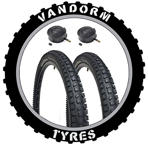 Neumáticos de bicicleta de montaña : Vandorm 26 "x 2.30" Cumbre MTB neumticos de bicicleta de montaña y tubos Schrader (PAR)