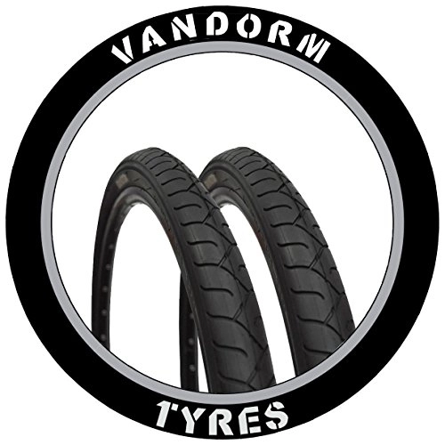 Neumáticos de bicicleta de montaña : Vandorm City Cubiertas Lisas para MTB 26 "x 1, 95", un par