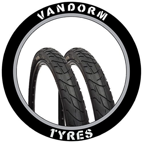 Neumáticos de bicicleta de montaña : Vandorm Wind 195 - Pack de neumticos de Bicicleta MTB 26" x 1.95", Color Negro
