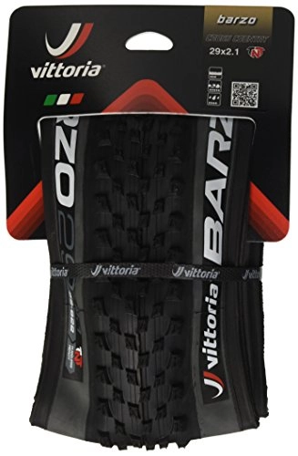 Neumáticos de bicicleta de montaña : Vittoria Barzo - Cubierta para Bicicletas, Color Negro, Talla 29 x 2.1 / 52-622