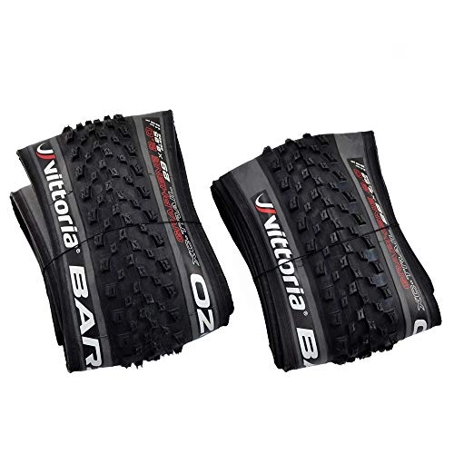 Neumáticos de bicicleta de montaña : Vittoria Barzo TNT XC Trail Casing Fold TLR Tire, 29x2.25 Inches, 2 Tire, VT2091