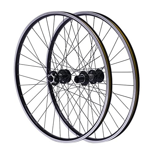 Ruedas de bicicleta de montaña : BAOCHADA Juego de ruedas para bicicleta de montaña de 29 pulgadas, llantas delanteras y traseras, 7-12 velocidades, ruedas MTB delantera y trasera, llantas de aluminio de acero, doble freno de disco