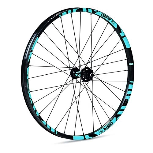Ruedas de bicicleta de montaña : GTR GTR-SL Rueda delantera para MTB, unisex adulto, azul 27, 5" x 35 mm