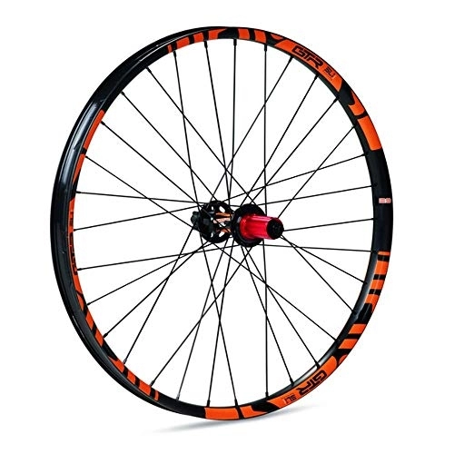 Ruedas de bicicleta de montaña : GTR GTR-SL Rueda trasera para MTB, unisex adulto, naranja, 27, 5" x 35 mm