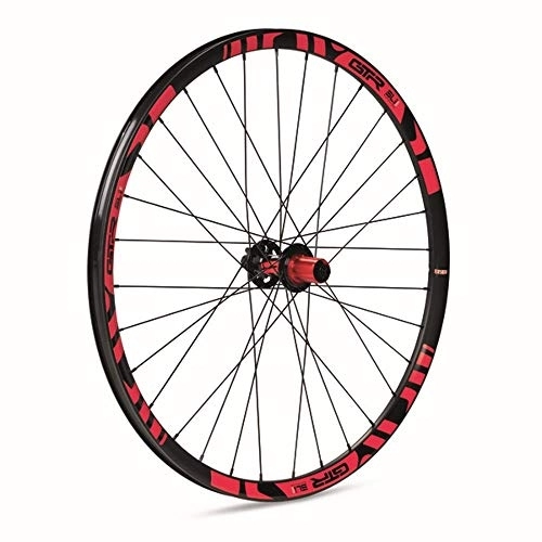 Ruedas de bicicleta de montaña : GTR GTR-SL Rueda trasera para MTB, unisex adulto, rojo, 27, 5" x 20 mm