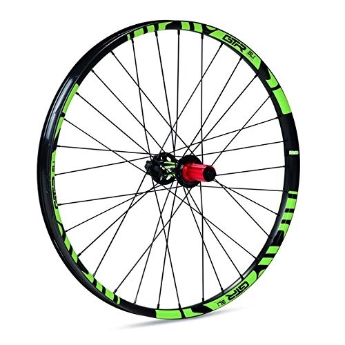 Ruedas de bicicleta de montaña : GTR GTR-SL Rueda trasera para MTB, unisex adulto, verde, 27, 5" x 35 mm