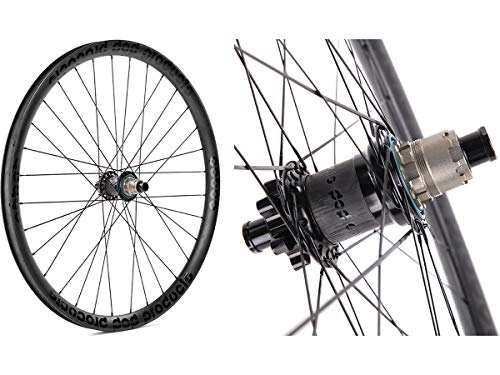 Ruedas de bicicleta de montaña : POP-Products MTB - Rueda trasera para bicicleta de montaña (carbono, 29", 32 orificios), color negro