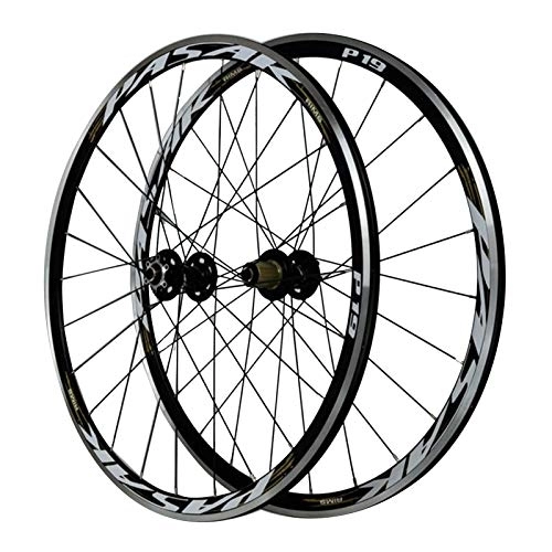Ruedas de bicicleta de montaña : SJHFG Ciclismo Wheels 29 Pulgadas, Pared Doble Aleación de Aluminio Freno de Disco / V Bicicleta de Montaña Carretera Bicicleta Rueda (Color : Black)