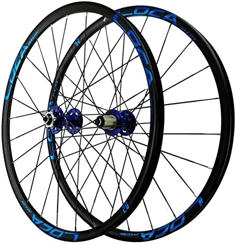 Ruedas de bicicleta de montaña : SJHFG Wheelset Ruedas de Bicicleta de montaña de 26 / 27.5", aleación de Aluminio con Borde de Bolos de Dos Pisos Frenos de Disco de Seis Orificios de Montaje en uñas Road Wheel