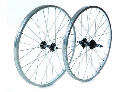 Ruedas de bicicleta de montaña : Tru-build Wheels RGH720 - Rueda Delantera para Bicicleta (20 x 1, 75 Pulgadas), Color Plateado