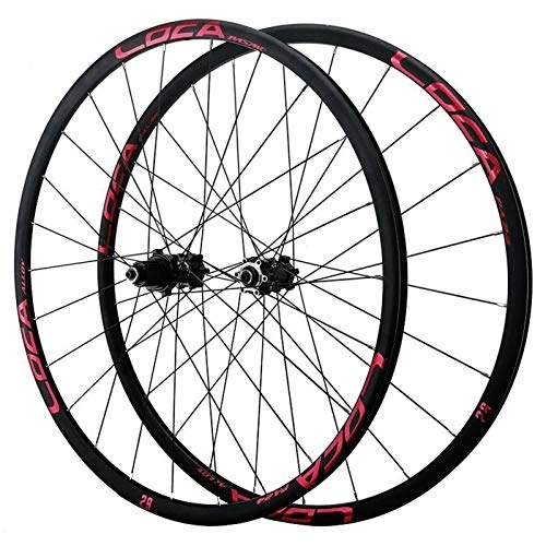 Ruedas de bicicleta de montaña : VPPV MTB Ciclismo Wheels 26 / 27, 5 / 29 Pulgadas, Aleación Aluminio Freno Disco 24 Hoyo 700C Híbrido / Borde Montaña 8-12 Velocidad (Size : 26inch)