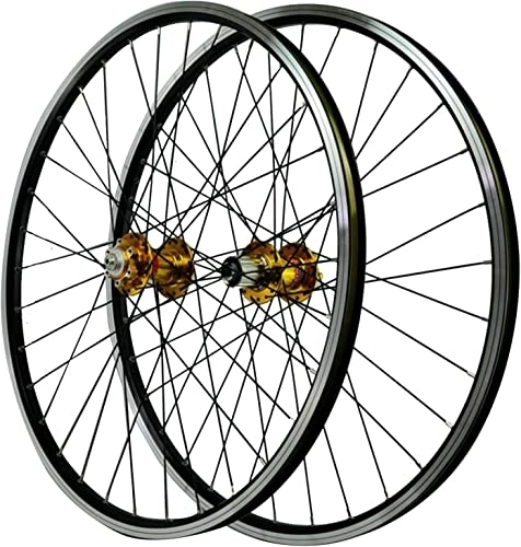 Ruedas de bicicleta de montaña : Wheelset Ruedas de ciclo de freno de disco, 26 / 27.5 / 29 '' Ruedas de bicicleta de montaña Rimas de aleación de aluminio de pared de doble pared Flying 7-11 Velocidad de la tarjeta de velocidad road Whe
