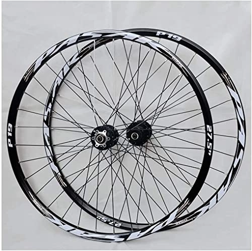 Ruedas de bicicleta de montaña : ZECHAO 26 Pulgadas 27.5 "29 ER MTB Ruedas for Bicicletas, Ruedas de Ciclismo de montaña de Disco de aleación de aleación de Aluminio for el 7 / 8 / 9 / 10 / 11 Velocidad Wheelset (Color : Black, Size : 29IN