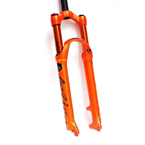 Tenedores de bicicleta de montaña : AISHANG Horquilla de suspensión para Ciclismo 26 / 27, 5 Pulgadas Bicicleta de montaña Doble cámara de Aire Horquilla Delantera Control de Hombro de Bicicleta