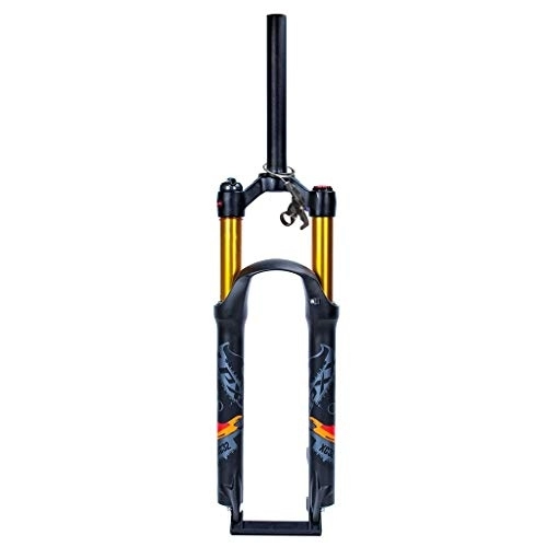 Tenedores de bicicleta de montaña : ALBN 26 / 27, 5 / 29 Pulgadas Horquilla de suspensión de Bicicleta de montaña, Amortiguador de aleación de 9 mm LP-FK-02 MTB Air Fork Travel 120 mm