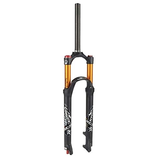 Tenedores de bicicleta de montaña : ALBN Horquilla de suspensión de Bicicleta 26 / 27.5 / 29 Pulgadas, Horquilla de Aire MTB Recta de 1-1 / 8"9 mm para Bicicleta de montaña XC Offroad Bike