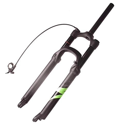 Tenedores de bicicleta de montaña : ALBN Horquillas Delanteras MTB de aleación de magnesio 26 / 27, 5 / 29 Pulgadas, Horquilla de suspensión de presión de Aire, Accesorios de Bicicleta de 120mm de Viaje
