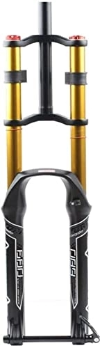 Tenedores de bicicleta de montaña : AWJ MTB Horquilla de suspensión neumática Horquilla de Bicicleta de montaña 26 27, 5 29 Pulgadas DH Horquilla de suspensión de Bicicleta Recorrido 130 mm Amortiguación de Aire 1-1 / 8"1-1 /