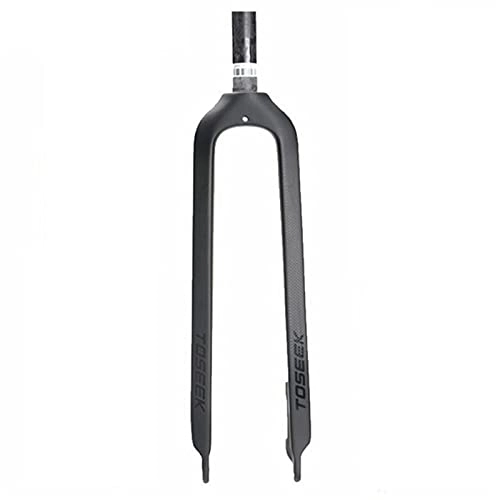 Tenedores de bicicleta de montaña : AYGANG Horquilla MTB 26 Matte 3K Fibra de Carbono Mountain Bike Fork 1-1 / 8"Freno de Disco rígido MTB Tenedores de Bicicleta 26 / 27.5 / 29er Tubo Recto 28.6mm (Color : 26ER)