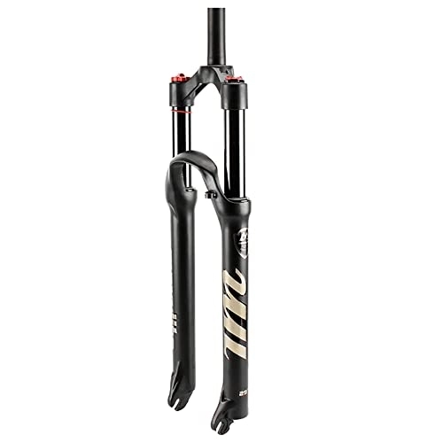 Tenedores de bicicleta de montaña : BIKECO Horquilla de suspensión para bicicleta de montaña, tubo recto / cónico, para control de hombros, control de líneas, horquillas, 26 controles de hombros para tubos rectos.