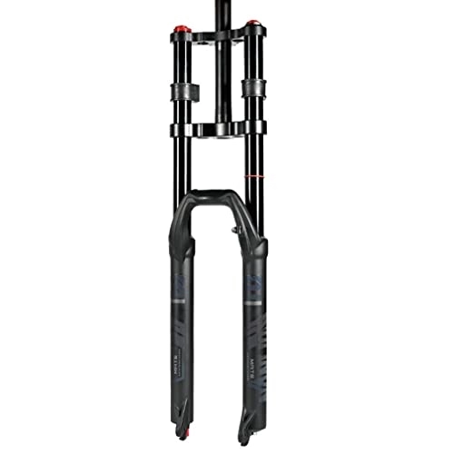 Tenedores de bicicleta de montaña : DH Horquilla de suspensión para Bicicleta de montaña 27.5 / 29'' MTB Air Fork Travel 150mm 1-1 / 8 Straight Double Crown Fork Rebound Ajustable Manual Lockout (Size : 29'')