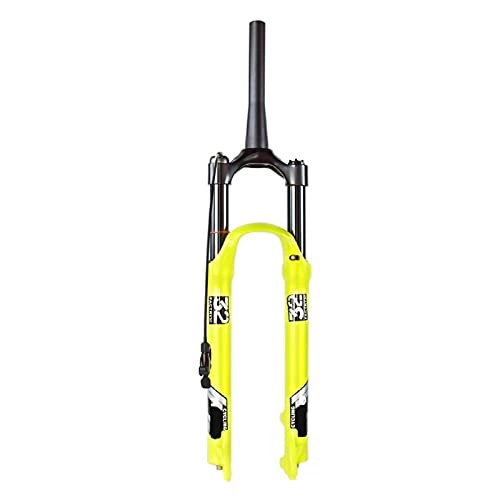 Tenedores de bicicleta de montaña : DPG Horquilla De Suspensión De Montaña De 26 Pulgadas, Aleación De Aluminio 27.5"29Er MTB Horquilla De Aire, Tubo Cónico De 1-1 / 8", Recorrido, Horquillas De 140 Mm (Color: B, Tamaño: