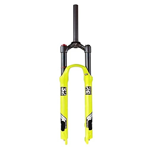 Tenedores de bicicleta de montaña : DPG Horquilla De Suspensión De Montaña De 26 Pulgadas, Aleación De Aluminio 27.5"29Er MTB Horquilla De Aire, Tubo Cónico De 1-1 / 8", Recorrido, Horquillas De 140 Mm (Color: C, Tamaño: