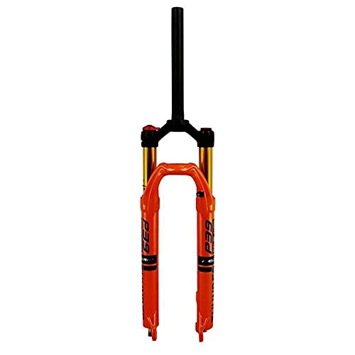 Tenedores de bicicleta de montaña : DPG Horquilla De Suspensión Hidráulica MTB 26 27, 5 29 Pulgadas, Recorrido del Amortiguador De Bicicleta 120 Mm para Ciclismo XC / Am / FR