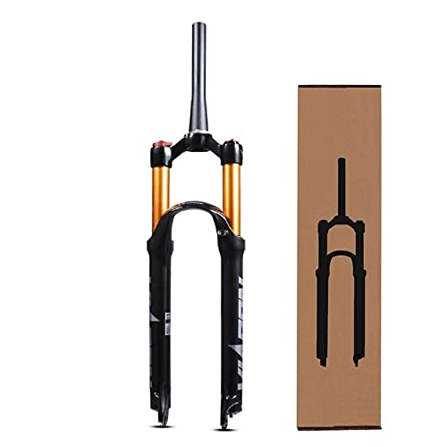Tenedores de bicicleta de montaña : DPG Horquillas De Suspensión Air para Bicicleta MTB 26 27, 5 29 Pulgadas, Amortiguadores para Bicicleta MTB, Horquillas De 120 Mm De Recorrido De Tubo Cónico De 1-1 / 2