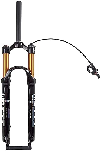 Tenedores de bicicleta de montaña : EMISOO Horquillas de suspensión de 26 / 27, 5 / 29 Pulgadas, aleación de magnesio, Horquilla Delantera de montaña, Amortiguador de presión de Aire, Horquilla, Accesorios para Bicicleta 26