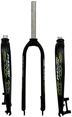 Tenedores de bicicleta de montaña : Horquilla Biki rígida horquilla, bicicleta de montaña delantera de aluminio for 26 27.5 29 pulgadas Mtb ACCESORIOS DE BICICLETA ACCESORIOS DE DISCOS DE FRENO 9mm Liberación rápida Horquilla Suspensión