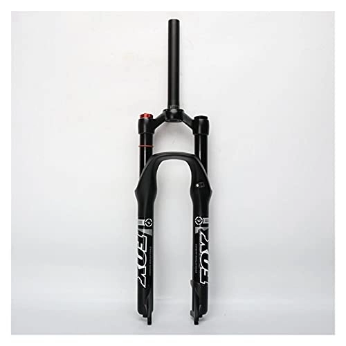 Tenedores de bicicleta de montaña : Horquilla de bicicleta Bicicleta de montaña Horquilla de suspensión 27.5 Cónico Suspensión neumática 32 Mm MTB Bicicleta Amortiguador delantero (Color: 275 negro recto)
