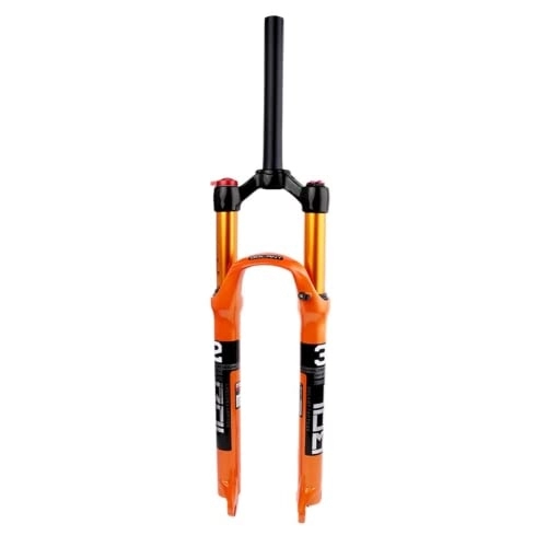 Tenedores de bicicleta de montaña : Horquilla de bicicleta de montaña 26 / 27, 5 / 29 MTB Horquilla de suspensión, aleación de magnesio, 100 mm recorrido de resorte QR rápido (27, 5 mm)