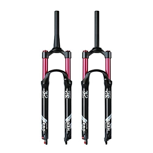 Tenedores de bicicleta de montaña : Horquilla de bicicleta Horquillas de suspensión de bicicleta 100 mm carrera 26 27.5 29 pulgadas aleación de magnesio bicicleta de montaña horquilla delantera horquilla de aire absorción de golpes