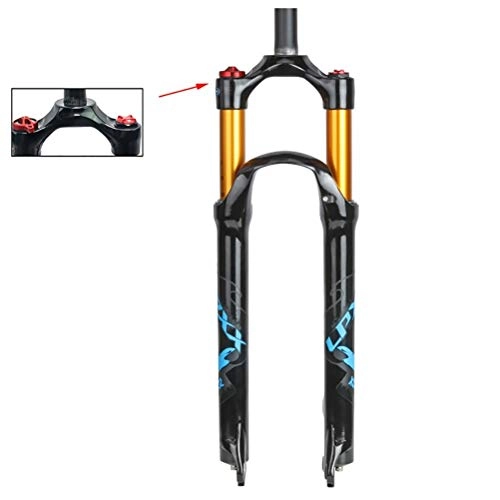 Tenedores de bicicleta de montaña : Horquilla de Bicicleta MTB 26 27.5 29 Inch Ultraligero Aluminum Alloy Control de Hombro Mountain Bike Horquilla de Suspensin Recorrido: 100mm